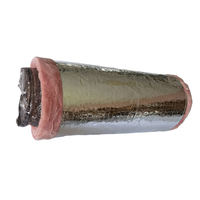 R6 R8 4 "-22" Système de CVC Système de ventilation d'air Conduit flexible isolé en fibre de verre
