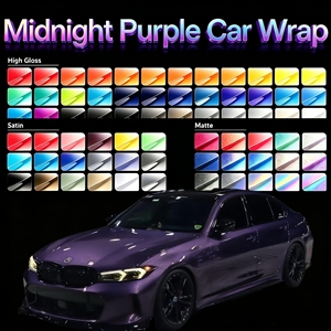 Film de protection de peinture (PPF) 3M pour covering automobile, série 3M 2080, film PET violet, rouleau de film de couleur changeante pour carrosserie complète, feuille de covering automobile 3M - Product Image 1