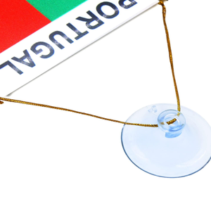 Drapeau <span class=keywords><strong>portugais</strong></span> à franges à suspendre à la fenêtre, mini drapeau, bannière, décoration pour rétroviseur de voiture, drapeau <span class=keywords><strong>portugais</strong></span> à franges double face à suspendre - Product Image 4