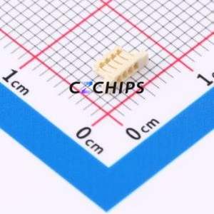 HX 0.8-4Y Housing (Wire-to-Board / Wire-to-Wire) P=0.8mm Connector 1x4P 0.8mm 1 4 - Product Image 1