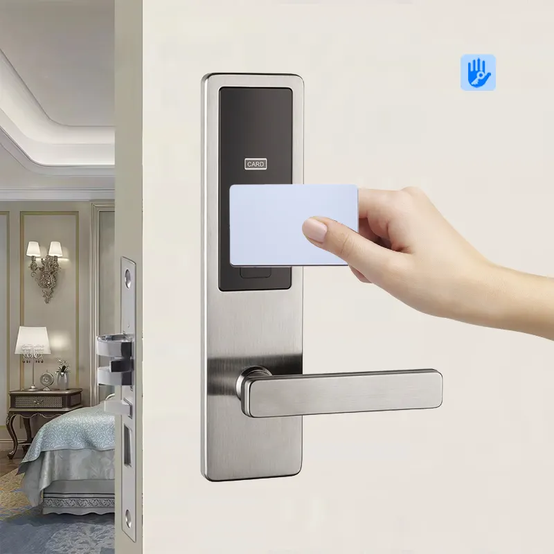 Tuya Wifi dijital elektronik kilit şifre ile akıllı kapı kilidi ev otel biyometrik parmak izi kapı kilit