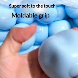2026 New Sticky Rice Cake Handmade <b>Ball</b> Pinching and Shaping Leke Shaped Soothing Toy Super Soft Fluid Toy - Product Image 6