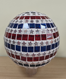 ลูกโลกแก้วเป่ามือสีธรรมชาติ ทนทานต่อสภาพอากาศ ของตกแต่งกลางแจ้งสำหรับบ้าน สวน และลานบ้าน - Product Image 1