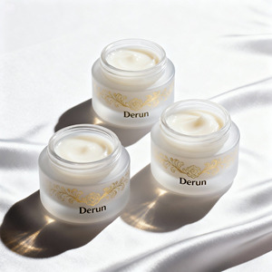 Tùy chỉnh thực hiện Vòng lọ thủy tinh 1/2oz 2oz 4oz 6oz 8oz 12oz 16oz thủy tinh mỹ phẩm <span class=keywords><strong>Jar</strong></span> thẳng bên lọ thủy tinh với nắp - Product Image 2