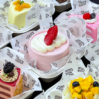 Papier d'emballage alimentaire jetable, écologique, biodégradable, recyclable, résistant à la graisse et à l'eau, pour desserts et pâtisseries