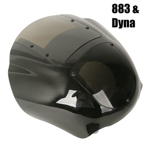 Pare-brise de quart en plastique ABS noir pour <span class=keywords><strong>Sportster</strong></span> XL883 <span class=keywords><strong>1200</strong></span> Xl 1988-up Dyna 1995-<span class=keywords><strong>2005</strong></span>-HAPPY-MOTOR - Product Image 3