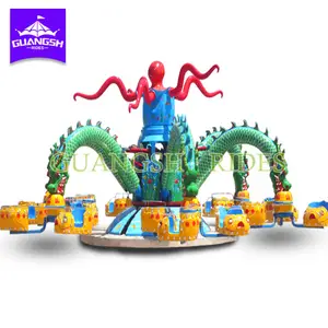 most interesting children's play equipments in amusement park big octopus ride supplier