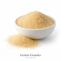 Gélatine d'os de bovin de qualité alimentaire, agent gélifiant et stabilisant à haute élasticité pour la production alimentaire