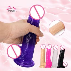 New York Gratisprobe Sex <span class=keywords><strong>Penis</strong></span> Silikon Dildos für Frauen Riesiger Realistischer Dildo Sexspielzeug Gummi Künstlicher <span class=keywords><strong>Penis</strong></span> Dildos für Frauen - Product Image 3