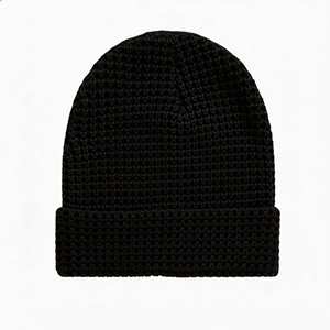 Gorro Cálido de Punto Grueso para Otoño e Invierno, de Color Sólido, para Clima Frío y Viajes - Product Image 4