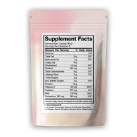 OEM ODM High Protein Meal Replacement Smoothie Mix, Aardbei-Banaan smaak met echt fruitpoeder, dagelijks voedingssupplement