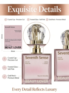 น้ำหอมแบรนด์ส่วนตัว 50 มล. สำหรับผู้ชายและผู้หญิง ขายส่ง กลิ่นหอมติดทนนานสไตล์โอเรียนทัล กูร์มองด์ กลิ่นคาราเมลและหญ้าฝรั่น น้ำหอมแท้ - Product Image 2