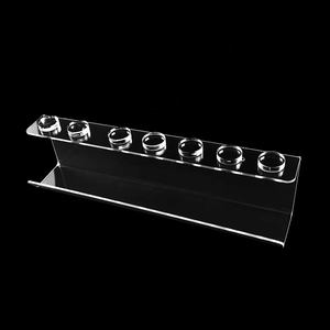 Soporte de almacenamiento de hierro para rizar <span class=keywords><strong>Airwrap</strong></span>, soporte de montaje en pared de acrílico completo, estante organizador de baño para el hogar, estantes de exhibición - Product Image 6