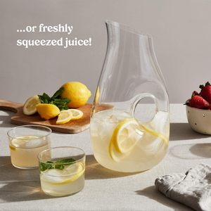 Échantillon Gratuit - Carafe Décanteur à Vin Moderne de Luxe en Verre Transparent Épais de Haute Qualité, Forme Diamant, Soufflée à la Main, 1500 ml - Product Image 2