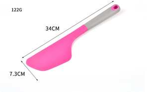 Heat-Resistant Silicone <strong>Cake</strong> Scraper &amp; Spatula - Large Baking Tool for Home, Creative New <strong>Design</strong> <strong>Cake</strong> Icing <strong>Knife</strong>