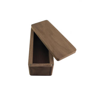 <strong>Wooden</strong> Ring <strong>Box</strong> Black Walnut Wood Jewelry <strong>Storage</strong> <strong>Box</strong> - Product Image 3