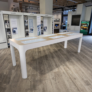 Teléfono móvil de estilo moderno de gama alta y vitrinas digitales para <span class=keywords><strong>Apple</strong></span> <span class=keywords><strong>Store</strong></span> o mesas de visualización de experiencia informática - Product Image 3