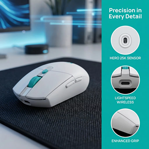 NEW Logitech G304 X Wireless Gaming <b>Mouse</b> 57g Lightweight Dual Mode, 6-Key, High Precision Sensor, 1ms Latency for PC Gamer - Product Image 4