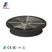 Ventilateur d'extraction axial cylindrique Fanova EC 230V 300mm à faible bruit pour l'extraction d'air, certifié CE, compatible OEM et ODM