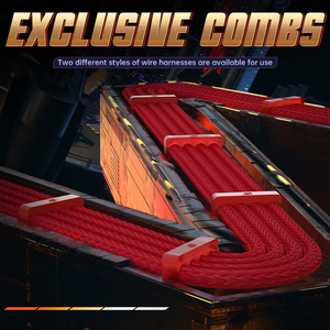 ASIAHORSE | Комплект удлинителей питания, 1x24Pin + 1X (4 + 4)Pin + 2X (6 + <span class=keywords><strong>2</strong></span>) + 2x6Pin, длина и цвет под заказ - Product Image 2