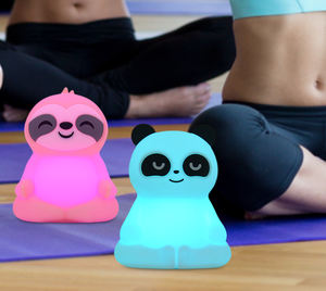 Nueva Máquina Multifuncional de Entrenamiento Respiratorio, Calma la Mente, Alivia el Estrés y la <span class=keywords><strong>Ansiedad</strong></span>, Luz Nocturna de Silicona con Forma de Panda para Niños y Adultos - Product Image 2