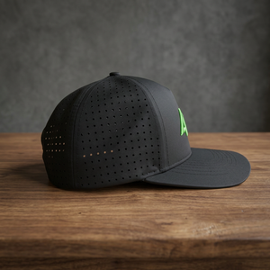 Custom 3D Puff Embroidery Logo Laser Cut Holes Snapback <b>Cap</b> Adjustable Breathable <b>Waterproof</b> Unisex Sports Casual Golfing <b>Cap</b> - Product Image 4