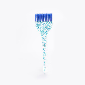 Hair Chalk Comb <b>Set</b> Blue Glitter Plastic Hair Styling <b>Tools</b> For Temporary Color Highlighting And Coloring - Product Image 4