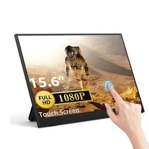 Eyoyo 15.6 inch IPS 1080P Full HD Touch Screen USB-C HDMI External Portable Gaming Monitor for Laptop PC Phone