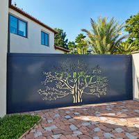 Panneaux de clôture décoratifs sur mesure découpés au laser en aluminium pour jardin, portails, treillis, clôtures de cour, finition poudrée – Conception personnalisée Australie