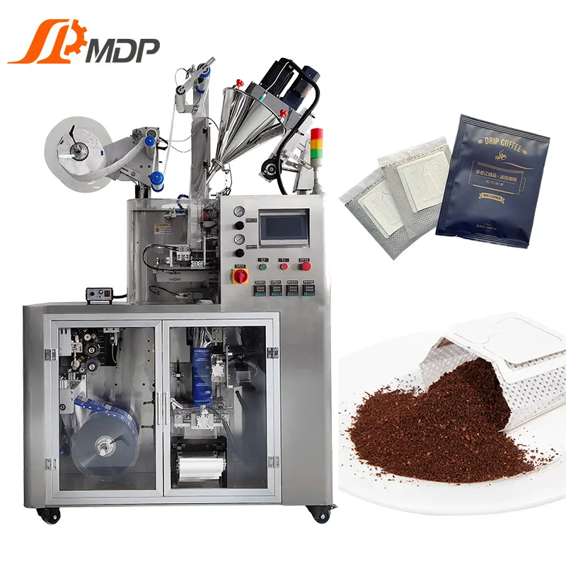 Automatische Stickstoff füll rate Tropf Kaffeepulver beutel Verpackung Verpackung Verpackungs maschine Machen Sie Tropf Kaffee beutel Maschine