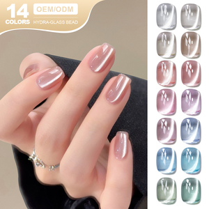 <span class=keywords><strong>Miss</strong></span> Gooey-Ensemble de <span class=keywords><strong>14</strong></span> couleurs de gel yeux de chat 3D magnétique pour les yeux de chat, marque privée d'art des ongles, ensemble de vernis gel UV - Product Image 1