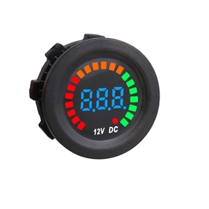 DC 12V-24V Voltímetro Impermeable LED Pantalla digital Voltaje 12V Universal LED Voltímetro digital - Product Image 1