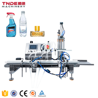 Machine de remplissage automatique à grande vitesse à 4 buses 220V pour produits chimiques, cosmétiques, parfums, huiles essentielles et liquides, vente en gros d'usine