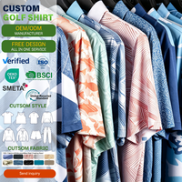 Chemises Polo de Golf pour Hommes, Uniformes de Travail, Sport, Luxe, Polo Uni, Impression par Sublimation Totale, Chemises Polo de Golf pour Hommes