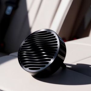 Venta al por mayor, MOQ 1 pieza |   <span class=keywords><strong>Clip</strong></span> de Ventilación para Auto de Aleación Ondulada Negro Mate de Lujo |   Difusor Minimalista para Auto |   Ambientador <span class=keywords><strong>Premium</strong></span> - Product Image 1