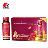 Fabricant direct d'usine de boissons au collagène en peptides, supplément liquide d'hyaluronate de sodium OEM, disponible casher et halal
