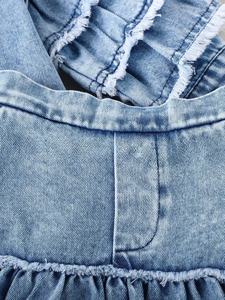 Abiti per bambini in Denim abbigliamento per bambini all'ingrosso abbigliamento per ragazze Jeans abiti per ragazza Set <span class=keywords><strong>vestiti</strong></span> per bambini giacca invernale per bambini - Product Image 6