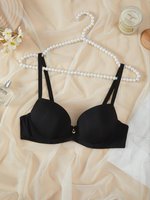 Série lisse Sexy imprimé léopard B-C tasse trois couleurs fleur diamant mince bandoulière soutien-gorge femme avec anneau en acier à rassembler