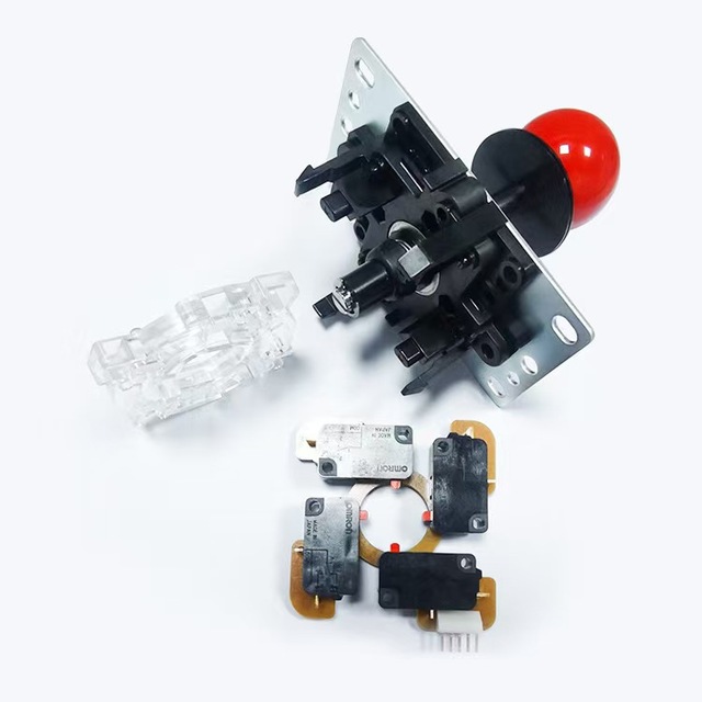 Wholesale Genuine 8-Way Arcade Joystick | 5-Pin High Sensitivity Rocker Metal Construction Universal Plug for Fightstick