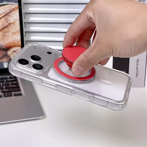 Strong Magnetic Pop Socket Phone Holder Adjustable Kickstand Portable Anti-slip Phone Grip <b>Stand</b> Compatible - Product Image 2