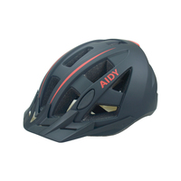 Casques Led couleur avec logo personnalisé pour vélo de montagne casque de vélo de route avec visière et lumière LED pour hommes et femmes adultes
