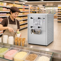 Congélateur à glace en vrac avec roulettes, machine à glace dure commerciale pour usage en ferme, comptoir de magasin et bar à lait