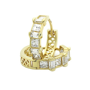 Orecchini a rombo in stile coreano, gioielli minimalisti per l'orecchio da donna, per uso quotidiano, outfit casual, accessorio regalo - Product Image 1