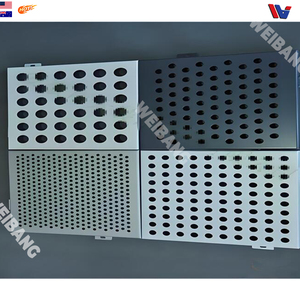 Hiện đại architectal 3D nội thất kim loại mặt tiền bên ngoài hợp kim nhôm đục tùy chỉnh ngoài trời trang trí xây dựng Ốp - Product Image 6