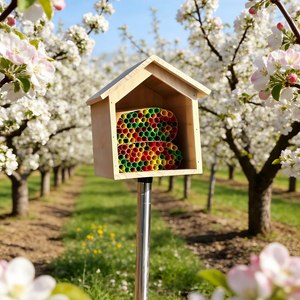 Tubi per Nidi di Api Ecologici con Motivo Solido, Resistenti all'Umidità, Riutilizzabili per Tutte le Stagioni, Nido per Api Agricoli - Product Image 1