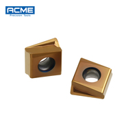 Plaquettes de fraisage CNC en diamant PVD Zhuzhou TP6224 Grade 62-68 HRC LNKT120608PNR-GM OEM pour acier inoxydable et acier au carbone