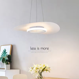 Lampe pendante de <span class=keywords><strong>chapeau</strong></span> rond nordique suspension d'art de fer moderne pour la salle à manger chambre à coucher - Product Image 2