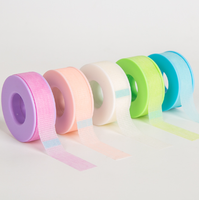 Ruban adhésif en gel de silicone coloré pour extensions de cils, ruban d'isolation pour la pratique des cils, outil de beauté pour peaux sensibles