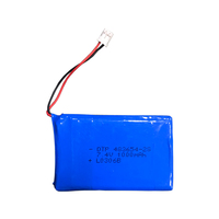 Paket Baterai Lithium Ion Isi Ulang Industri OEM Berdaya Tahan Tinggi 7.4V 483654 2S 1000mAh untuk Perangkat