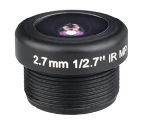 ミニサイズF2.0 1/2.7 "2.2mm低歪みHFOV124度2mp広角m12m12*0.5sマウントcctvボードレンズSL-0042